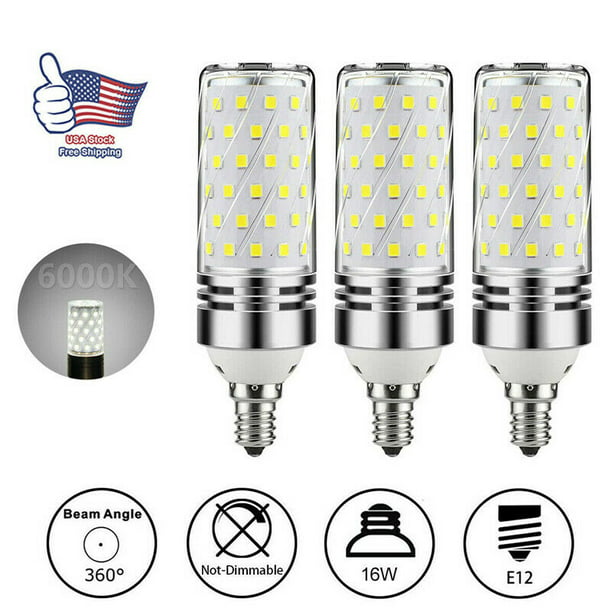 Bonlux Screw Socket 120v Medium Base E26 T10 Tubular LED Light Bulb 10w Daylight 6000k LED Corn Bulb 100w Incandescent Bulbs Equivalent Pack-2 